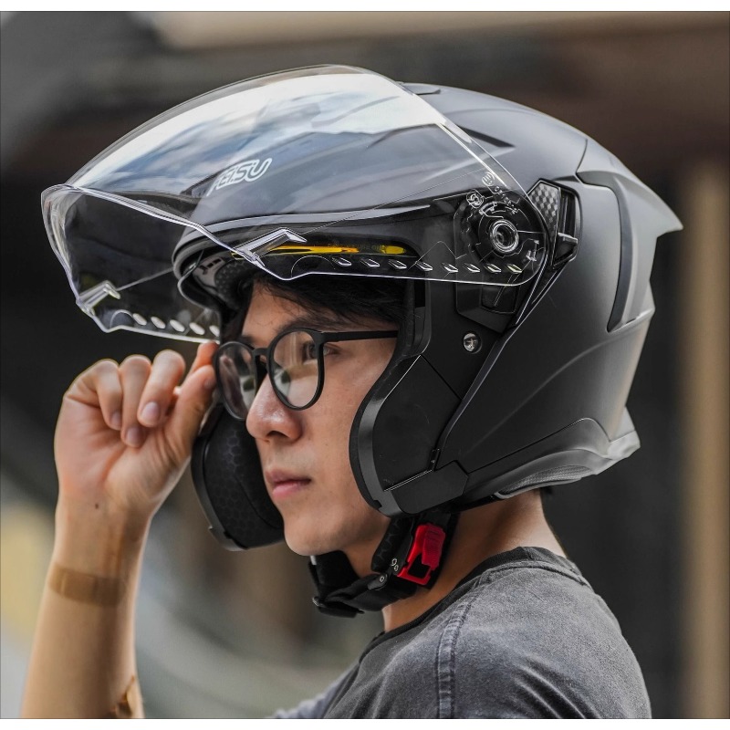 หมวกกันน็อคมอเตอร์ไซค์แบบเปิดห - Full Face Motorcycle Helmet With Bluetooth บทวิจารณ์และราคา
