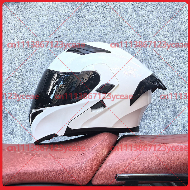 หมวกกันน็อคมอเตอร์ไซค์แบบโมดูล - Dual Visor Motorcycle Racing Helmet บทวิจารณ์และราคา