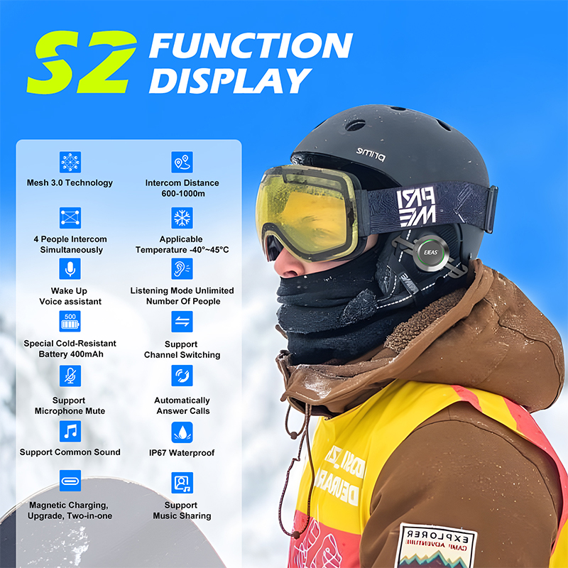 2026EJEAS ใหม่ S2 อินเตอร์คอมแ - Motorcycle Helmets บทวิจารณ์และราคา