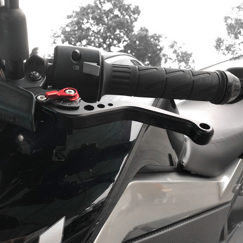 คันเบรกและคันคลัตช์แบบสั้นสำหร - Cnc Aluminum Adjustable Brake Clutch Levers บทวิจารณ์และราคา