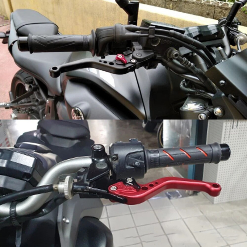 คันเบรกและคันคลัตช์แบบสั้นสำหร - Cnc Aluminum Adjustable Brake Clutch Levers บทวิจารณ์และราคา