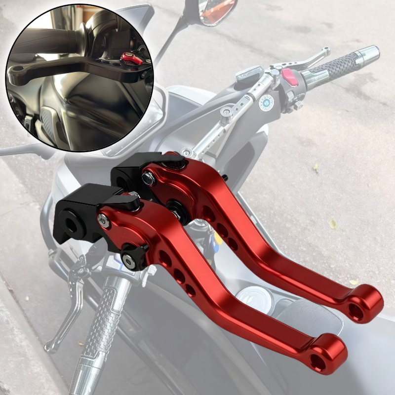 ก้านเบรกสำหรับ TRIUMPH DAYTONA - Cnc Aluminum Adjustable Brake Clutch Levers บทวิจารณ์และราคา