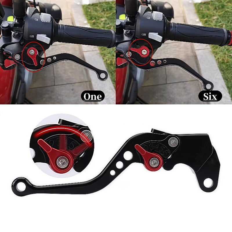 ก้านเบรกสำหรับ TRIUMPH DAYTONA - Cnc Aluminum Adjustable Brake Clutch Levers บทวิจารณ์และราคา