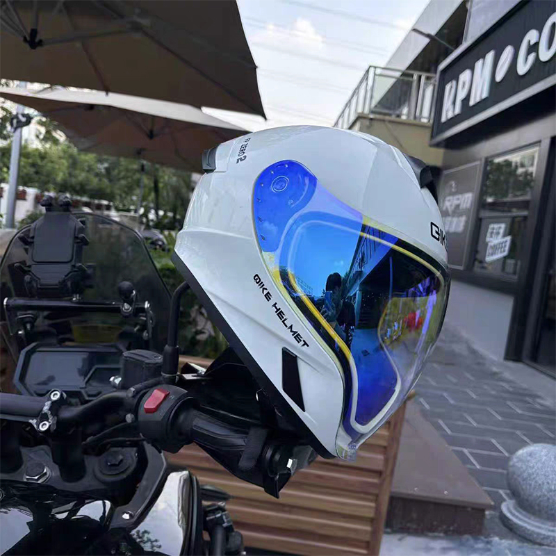 หมวกกันน็อคมอเตอร์ไซค์แบบเต็มใ - Full Face Motorcycle Helmet With Bluetooth บทวิจารณ์และราคา