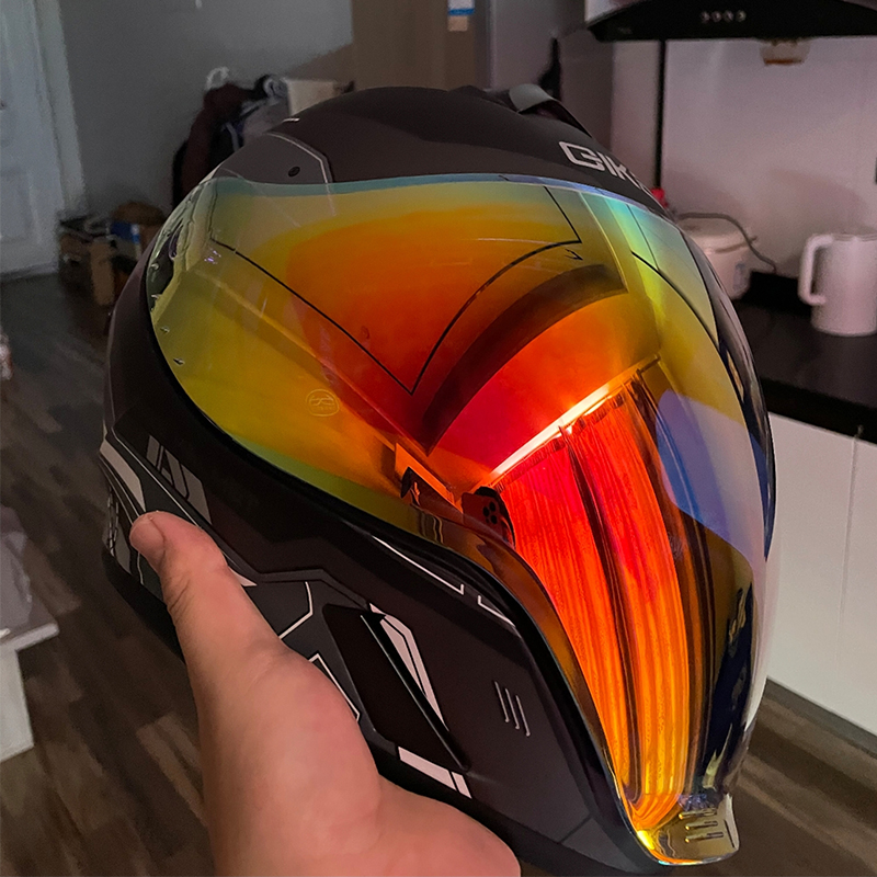หมวกกันน็อคมอเตอร์ไซค์แบบเต็มใ - Full Face Motorcycle Helmet With Bluetooth บทวิจารณ์และราคา