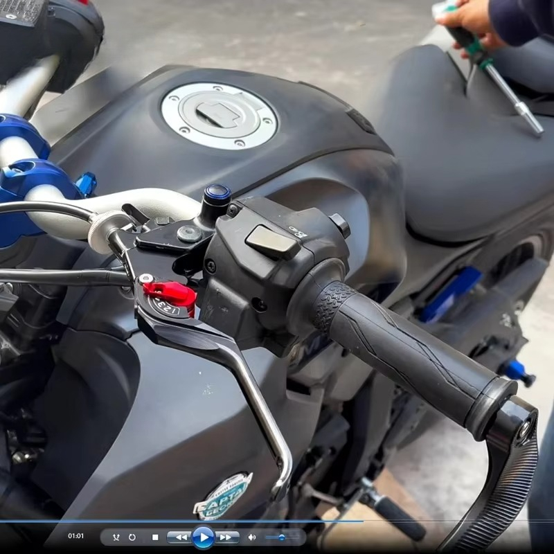 ใหม่สำหรับ Yamaha MT07 2025 20 - Cnc Aluminum Adjustable Brake Clutch Levers บทวิจารณ์และราคา