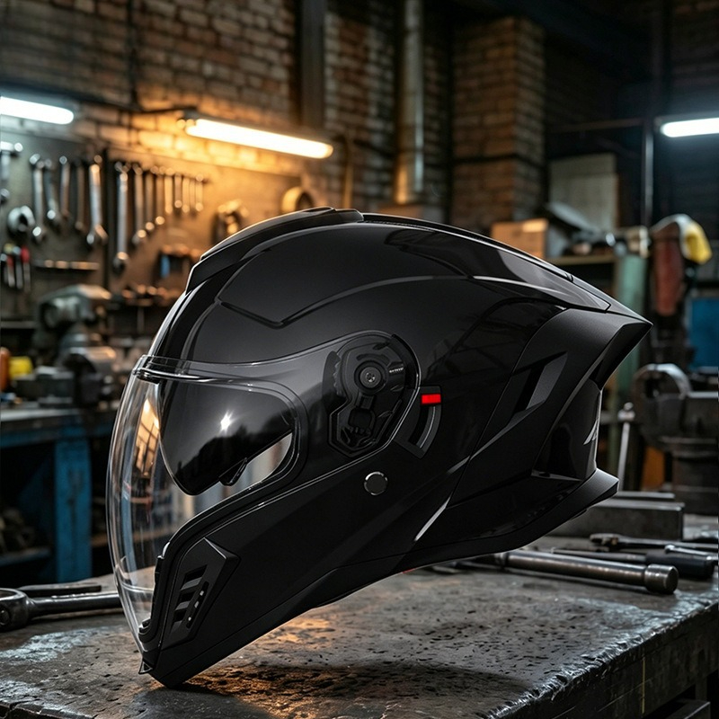 หมวกกันน็อคมอเตอร์ไซค์แบบเต็มใ - Full Face Motorcycle Helmet With Bluetooth บทวิจารณ์และราคา