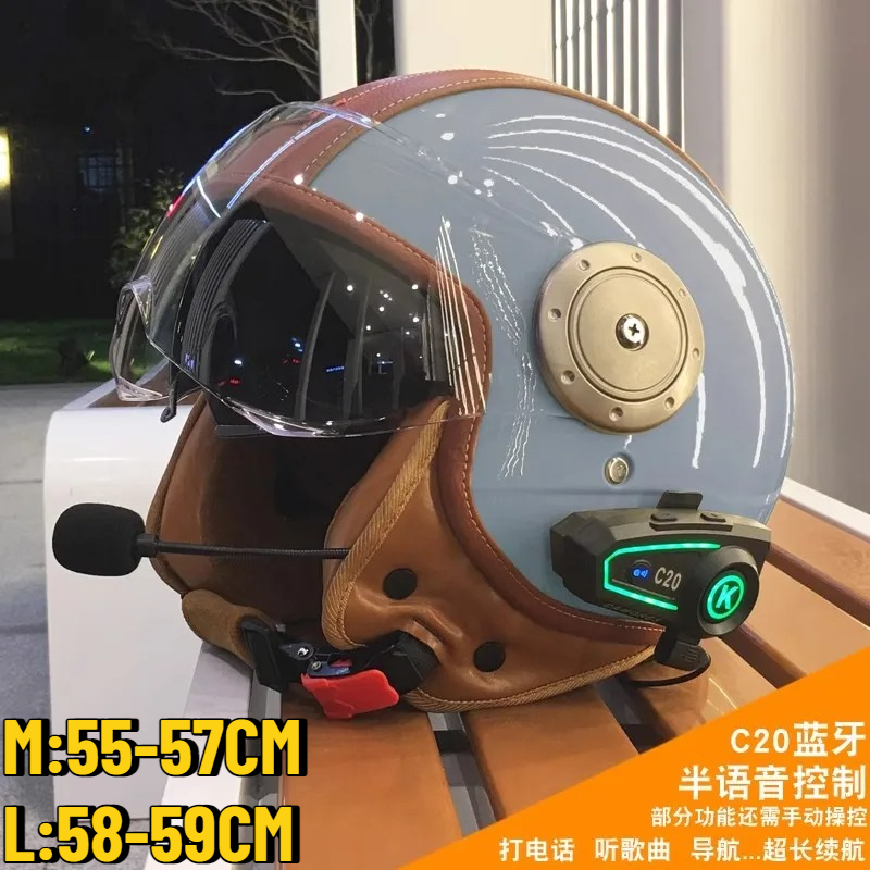 หมวกกันน็อคบลูทูธอัจฉริยะแบบมี - Full Face Motorcycle Helmet With Bluetooth บทวิจารณ์และราคา